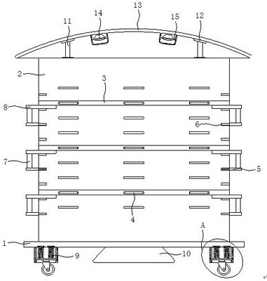 五金交電與水暖器材用可調高度貨物架的設計與應用